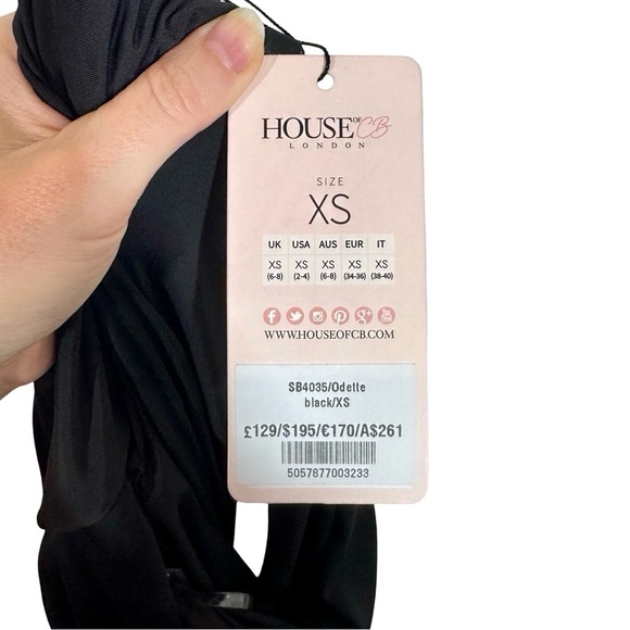 NEW NWT House of CB Odette Cross Front Cutout Maxi Dress - Picture 12 of 15